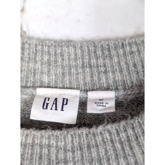 GAP Colorful Striped Pullover Knit Sweater Super Soft Comfy Fuzzy Stretchy MED - Picture 6 of 7
